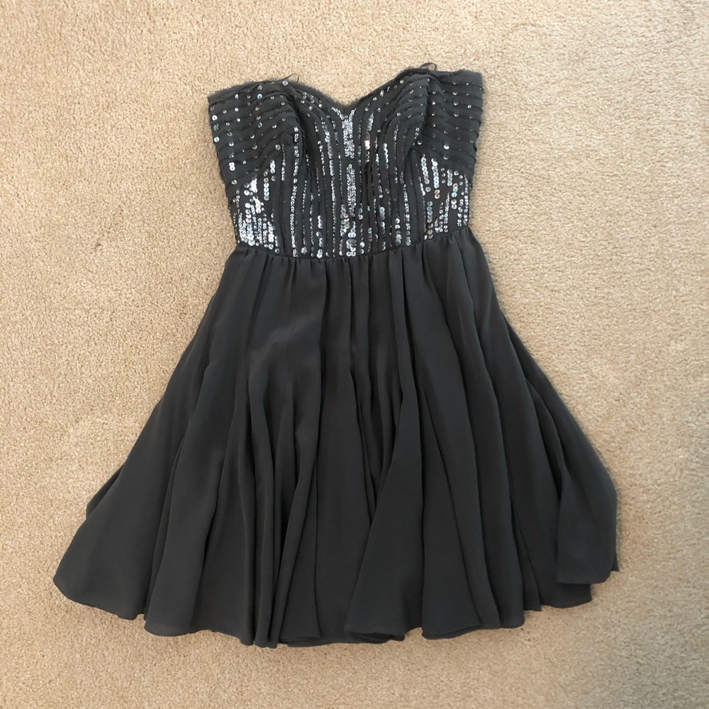 Rebecca Taylor Silk Dress with Sequin Detail